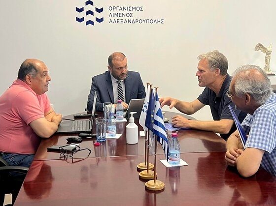 Στιγμιότυπο από την συνάντηση.